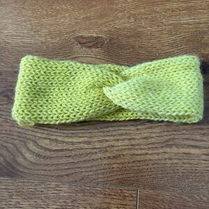 Studio 120 handmade yellow Knitted twisted Headband